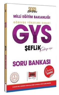 Yargı 2023 GYS MEB Milli Eğitim Bakanlığı Şeflik Soru Bankası Görevde Yükselme Yargı Yayınları