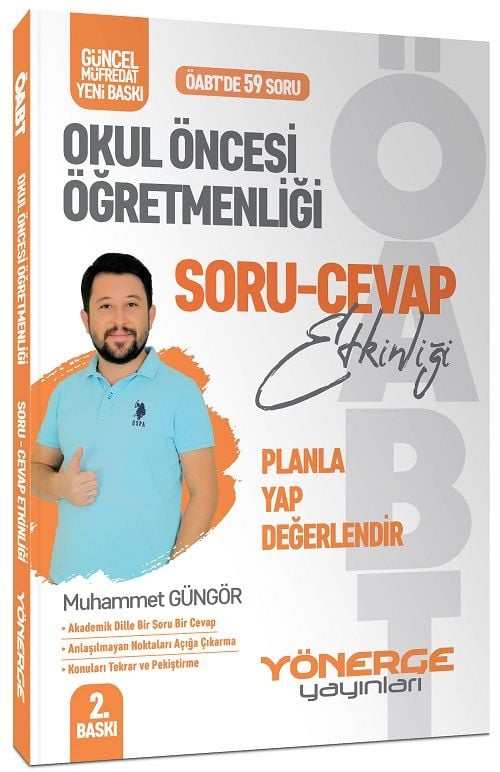 SÜPER FİYAT - Yönerge ÖABT Okul Öncesi Öğretmenliği Planla-Yap-Değerlendir Soru Cevap Etkinliği - Muhammet Güngör Yönerge Yayınları