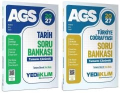 Yediiklim 2027 MEB-AGS Tarih + Türkiye Coğrafyası Soru Bankası 2 li Set Yediiklim Yayınları