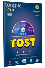 Tonguç 8. Sınıf LGS TOST 7. Adım Türkçe-Matematik-Fen Tonguç Akademi