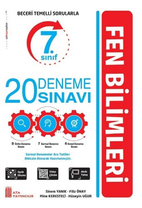 Ata Yayıncılık 7. Sınıf Fen Bilimleri Beceri Temelli Sorularla 20 Deneme Ata Yayıncılık
