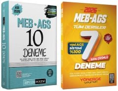 YENİ AGS - Pegem + Yönerge 2026 MEB-AGS Tüm Dersler 10 + 7 Deneme 2 li Set Pegem Akademi + Yönerge Yayınları