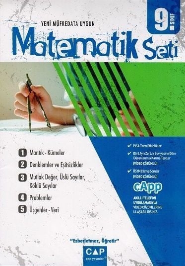 Çap Yayınları 9. Sınıf Matematik Seti Çap Yayınları