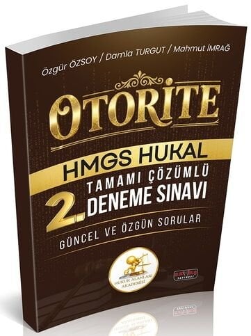 Savaş HUKAL OTORİTE HMGS 2. Deneme Çözümlü Savaş Yayınları