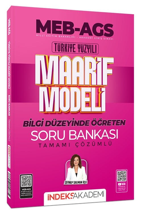 İndeks Akademi 2025 MEB-AGS Türkiye Yüzyılı Maarif Modeli Soru Bankası Çözümlü - Zeynep Salman İçli İndeks Akademi Yayıncılık