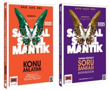 Yargı 2025 KPSS ALES DGS Sayısal Sözel Mantık Konu + Soru Bankası 2 li set Yargı Yayınları