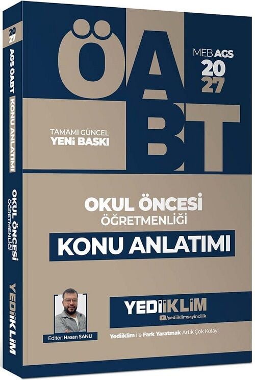 Yediiklim 2027 ÖABT MEB-AGS Okul Öncesi Öğretmenliği Konu Anlatımı - Hasan Sanlı Yediiklim Yayınları
