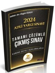 Savaş HUKAL 2024 Adli Yargı Sınavı Çıkmış Soruları Çözümlü Savaş Yayınları