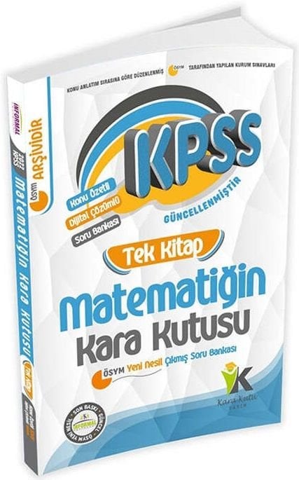SÜPER FİYAT - İnformal 2022 KPSS Matematiğin Kara Kutusu Tek Kitap Çıkmış Sorular Soru Bankası İnformal Yayınları