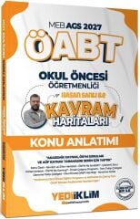 Yediiklim 2027 ÖABT MEB-AGS Okul Öncesi Öğretmenliği Kavram Haritaları Konu Anlatımı - Hasan Sanlı Yediiklim Yayınları