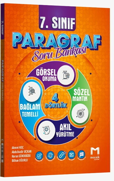 Mozaik 7. Sınıf Paragraf Soru Bankası Mozaik Yayınları