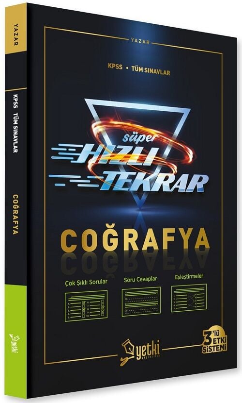 Yetki KPSS Coğrafya Süper Hızlı Tekrar Yetki Yayıncılık