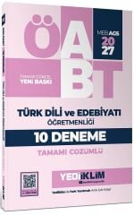 Yediiklim 2027 ÖABT Türk Dili ve Edebiyatı Öğretmenliği 10 Deneme Çözümlü Yediiklim Yayınları