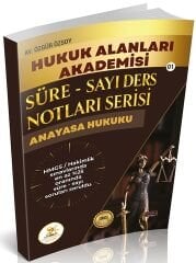 Savaş 2026 HUKAL HMGS Hakimlik Anayasa Hukuku Süre-Sayı Ders Notları - Özgür Özsoy Savaş Yayınları