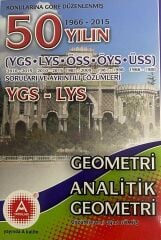 SÜPER FİYAT - A Yayınları 2016 YKS TYT AYT Geometri Son 50 Yıl Çıkmış Sorular 1966-2015 A Yayınları
