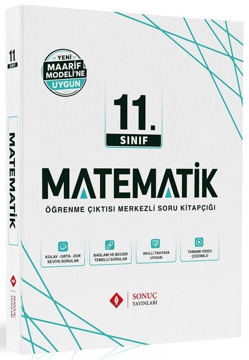 Sonuç 11. Sınıf Matematik Maarif Model Modüler Set Soru Bankası Sonuç Yayınları