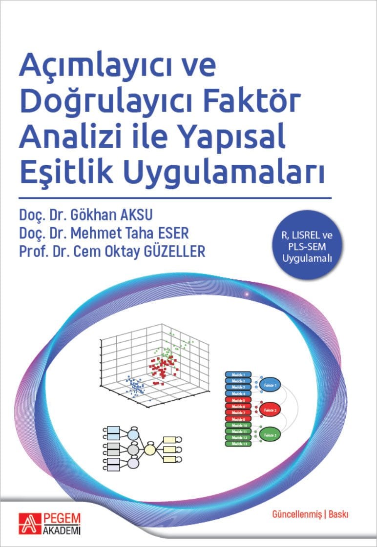 Pegem Açımlayıcı ve Doğrulayıcı Faktör Analizi ile Yapısal Eşitlik Uygulamaları - Gökhan Aksu Pegem Akademi Yayıncılık