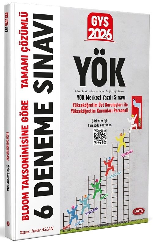 Data 2026 GYS YÖK Yükseköğretim Kurumları Personeli 6 Deneme Çözümlü Görevde Yükselme Data Yayınları