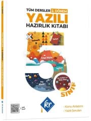 KR Akademi 5. Sınıf Tüm Dersler 2. Dönem Yazılı Hazırlık Kitabı KR Akademi Yayınları