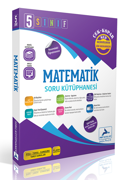 Paraf 5. Sınıf Matematik Soru Kütüphanesi Soru Bankası Paraf Yayınları