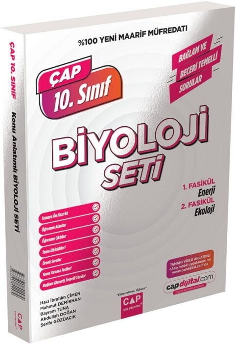 Çap Yayınları 10. Sınıf Biyoloji Maarif Seti Çap Yayınları