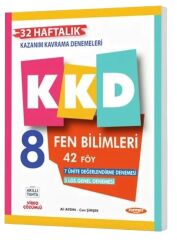 Kurmay ELT 8. Sınıf Fen Bilimleri KKD Maarif Modeli Haftalık Kazanım Kavrama Denemeleri Kurmay ELT Yayınları
