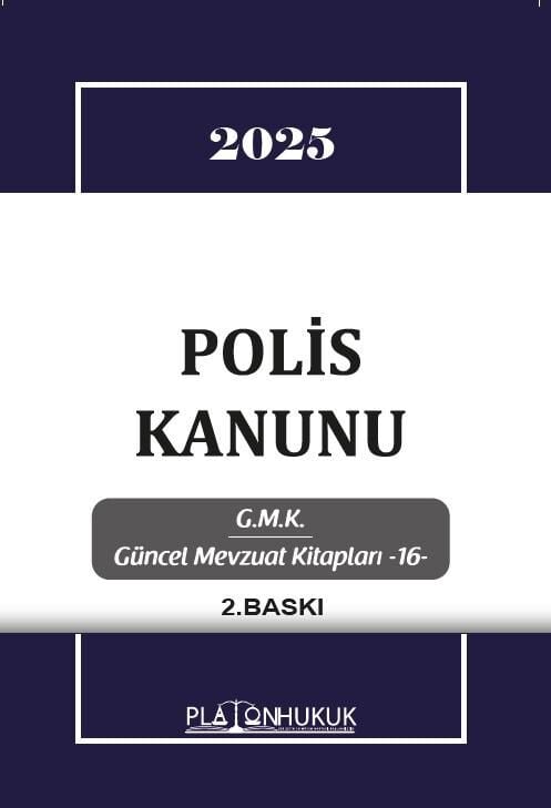 Platon 2025 Polis Kanunu - Özkan Ali Yazıcıoğlu Platon Hukuk Yayınları