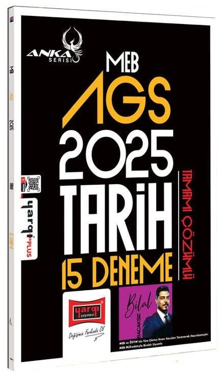 Yargı 2025 MEB-AGS Tarih 15 Deneme Çözümlü Anka Serisi - Bilal İbrahim Bacaksız Yargı Yayınları