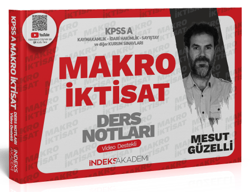 SÜPER FİYAT - İndeks Akademi 2025 KPSS A Grubu Makro İktisat Video Ders Notları - Mesut Güzelli İndeks Akademi Yayıncılık