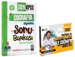 Eğit + İndeks 2026 KPSS Haritalar ve Hafıza Teknikleri ile Coğrafya + Soru Bankası 2 li Set - Mehmet Eğit Eğit + İndeks Akademi Yayıncılık
