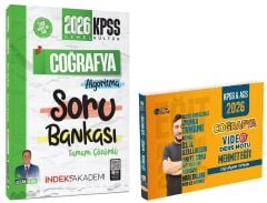 Eğit + İndeks 2026 KPSS Coğrafya Video Ders Notu + Soru Bankası 2 li Set - Mehmet Eğit Eğit + İndeks Akademi Yayıncılık