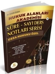 Savaş 2026 HUKAL HMGS Hakimlik Ceza Hukuku Özel Hükümler Süre-Sayı Ders Notları - Özgür Özsoy Savaş Yayınları