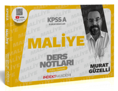 SÜPER FİYAT - İndeks Akademi 2025 KPSS A Grubu Maliye Video Ders Notları - Murat Güzelli İndeks Akademi Yayıncılık