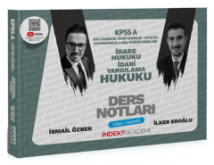 İndeks Akademi 2025 KPSS A Grubu İdare ve İdari Yargılama Hukuku Video Ders Notları - İlker Eroğlu, İsmail Özbek İndeks Akademi Yayıncılık