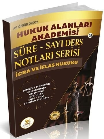 Savaş 2026 HUKAL HMGS Hakimlik İcra ve İflas Hukuku Süre-Sayı Ders Notları - Özgür Özsoy Savaş Yayınları