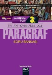 Çap Yayınları TYT AYT KPSS Muhteşem Üçlü 3. Kitap Paragraf Soru Bankası Video Çözümlü Çap Yayınları