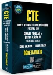 Pegem 2025 GYS Ceza Tevkifevleri Öğretmenlik Konu Anlatımı Soru Bankası Görevde Yükselme ve Ünvan Değişikliği Pegem Akademi Yayınları