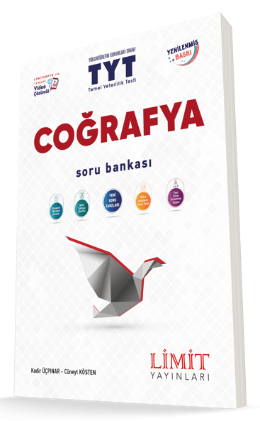 Limit YKS TYT Coğrafya Soru Bankası Video Çözümlü Limit Yayınları
