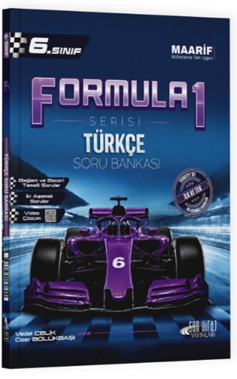 Son Viraj 6. Sınıf Türkçe Formula-1 Maarif Soru Bankası Son Viraj Yayınları