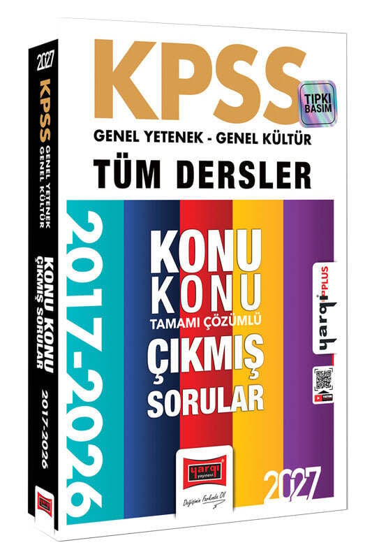 Yargı 2027 KPSS Genel Yetenek Genel Kültür Çıkmış Sorular 2017-2026 Konu Konu Çözümlü Yargı Yayınları