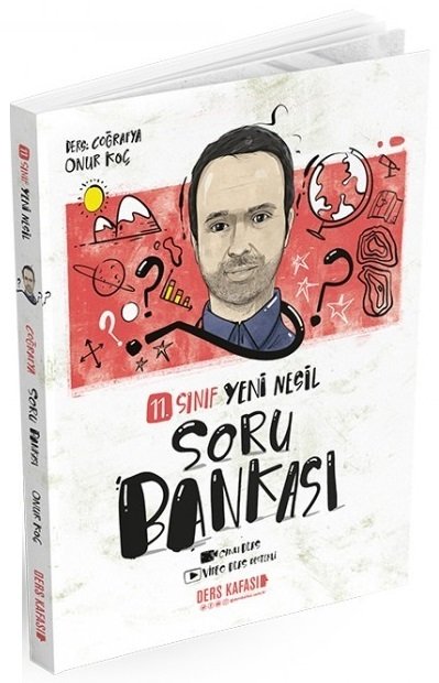 SÜPER FİYAT - Ders Kafası 11. Sınıf Coğrafya Yeni Nesil Soru Bankası Ders Kafası Yayınları