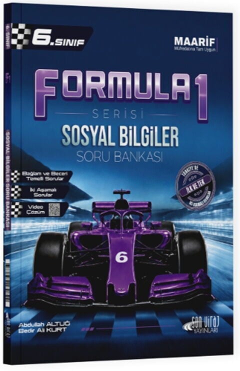 Son Viraj 6. Sınıf Sosyal Bilgiler Formula-1 Maarif Soru Bankası Son Viraj Yayınları
