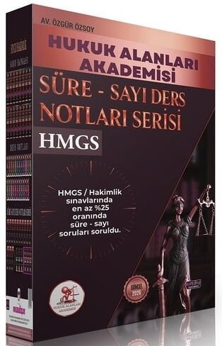 Savaş 2026 HUKAL HMGS Süre-Sayı Ders Notları Seti - Özgür Özsoy Savaş Yayınları