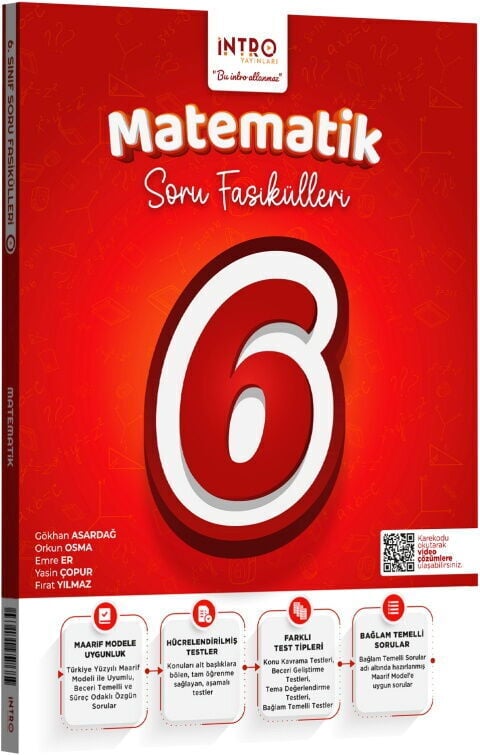 İntro 6. Sınıf Matematik Soru Fasikülleri İntro Yayınları