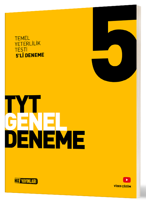 Hız Yayınları YKS TYT 5 li Deneme Hız Yayınları