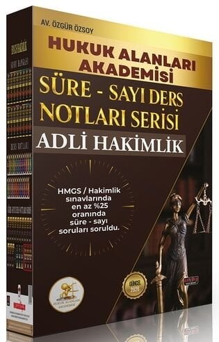 Savaş HUKAL 2026 Adli Hakimlik Süre-Sayı Ders Notları 11 Kitap Set - Özgür Özsoy Savaş Yayınları