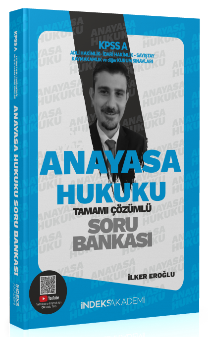 SÜPER FİYAT - İndeks Akademi 2025 KPSS A Grubu Anayasa Hukuku Soru Bankası Çözümlü - İlker Eroğlu İndeks Akademi Yayıncılık