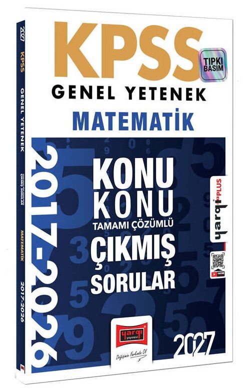 Yargı 2027 KPSS Matematik Çıkmış Sorular 2017-2026 Konularına Göre Çözümlü Yargı Yayınları