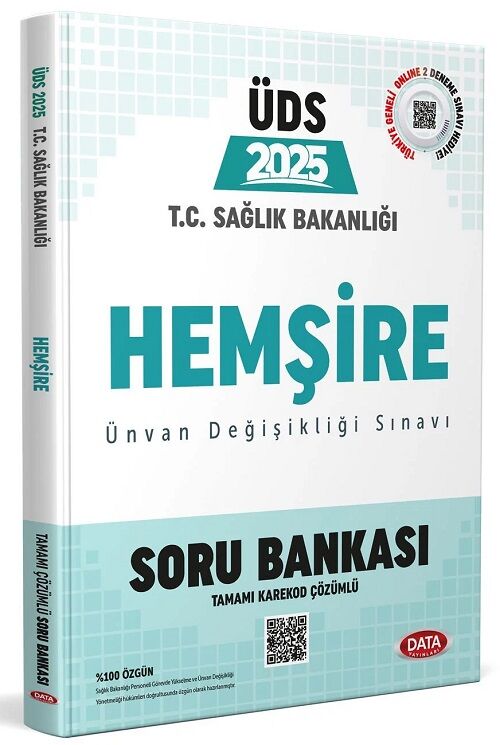 Data 2025 GYS ÜDS Sağlık Bakanlığı Hemşire Soru Bankası Çözümlü Görevde Yükselme Ünvan Değişikliği Data Yayınları