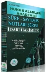 Savaş 2026 HUKAL İdari Hakimlik Süre-Sayı Ders Notları Seti - Özgür Özsoy Savaş Yayınları